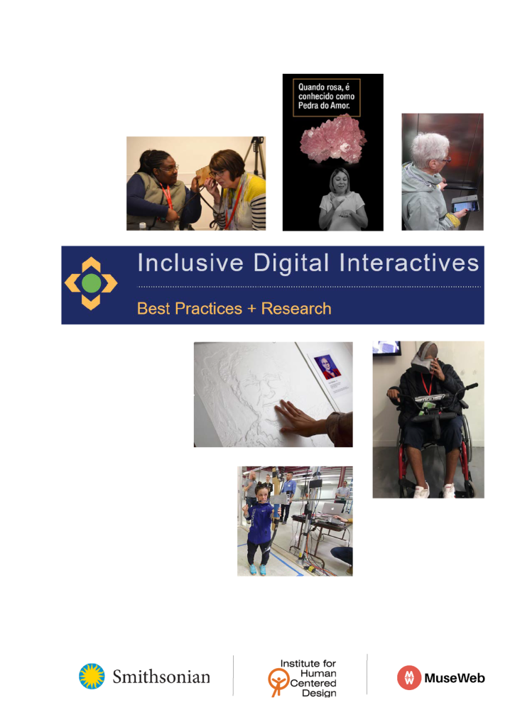 Inclusive digital interactives best practices research Cover