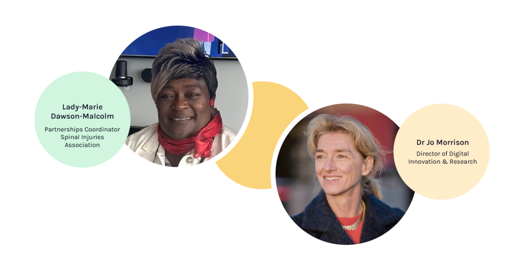 Photos and job titles of Lady-Marie Dawson-Malcolm and Jo Morrison