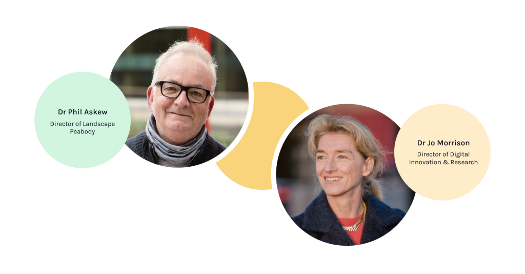 Photos and job titles of Dr Phil Askew and Dr Jo Morrison 